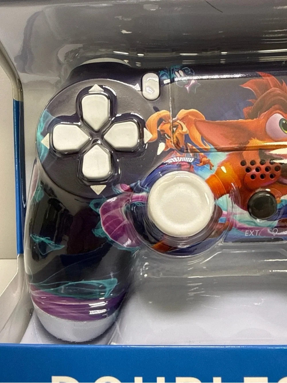 Doubleshock 4 Wireless Controller - Black with Colorful Character Artwork